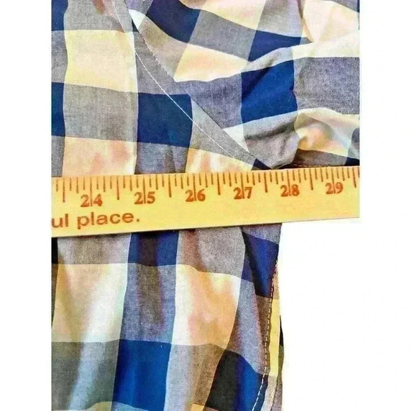 Chaps Sz 2XL Easy Care Plaid Button Down Shirt Casual Office‎ Preppy - Picture 4 of 12
